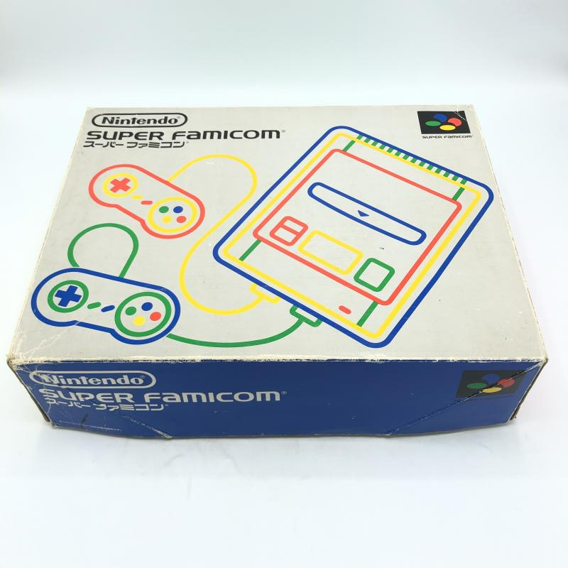 【中古】本体）【動作確認済み】任天堂/スーパーファミコン/SHVC-001/※箱傷みあり・説明書なし[240006528731]