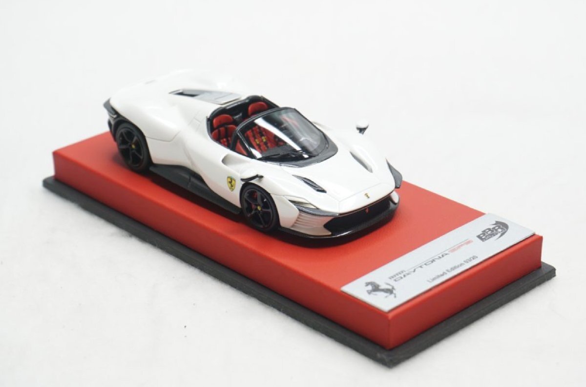 特別版　BBR 1/43 Ferrari Daytona SP3 Bianco fuji　フェラーリ　デイトナ　ミニカー