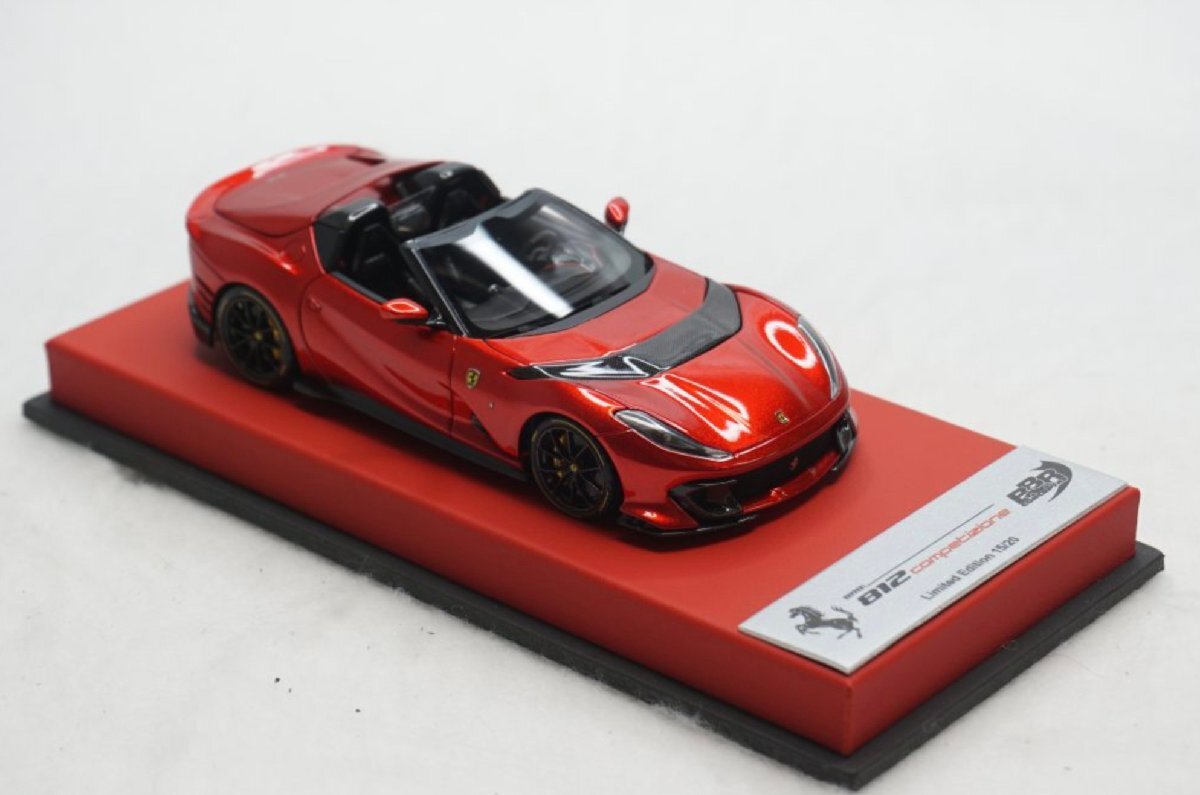 特別版　BBR 1/43 Ferrari 812 Competizione A Rosso magma　フェラーリ　ミニカー