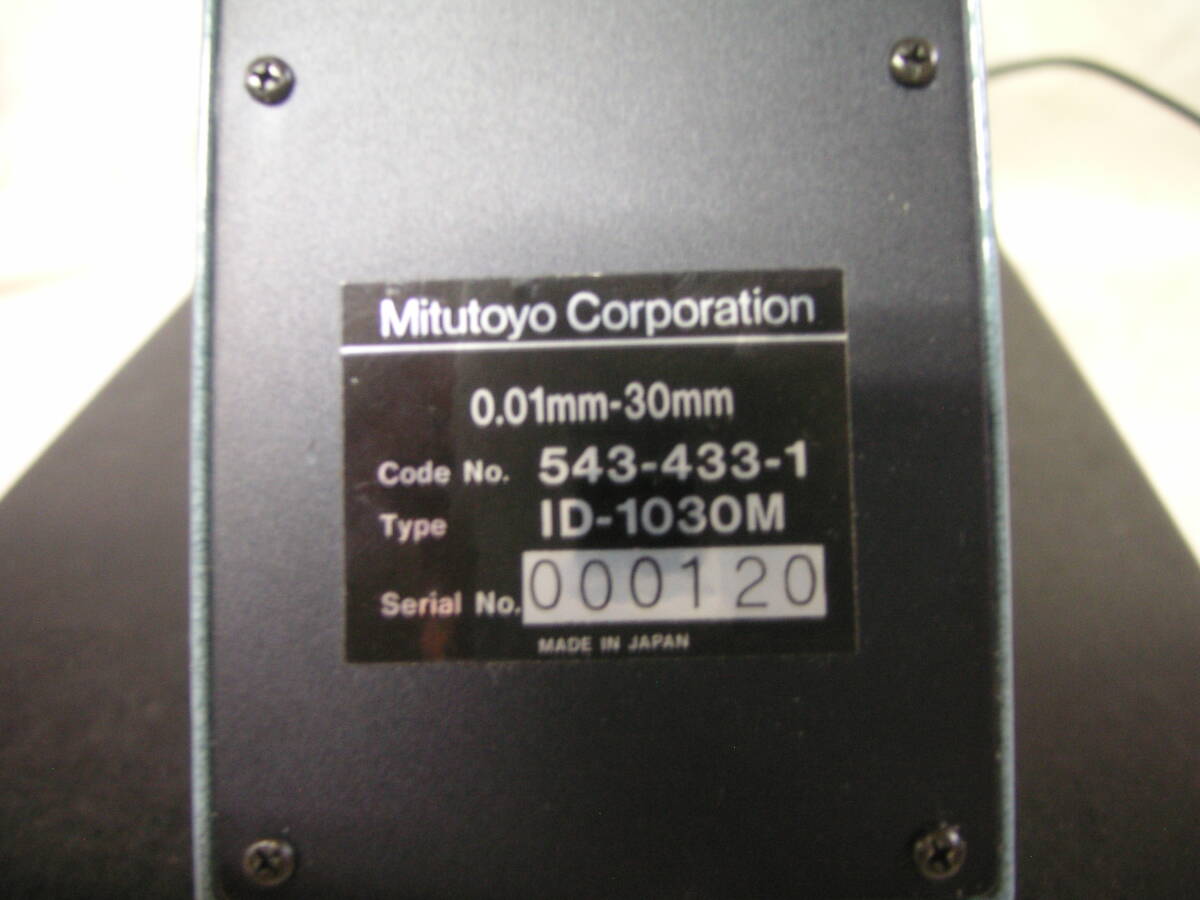 ミツトヨ デジマチックインジケーター ID-1030M 30mm 中古品 ミツトヨ デジマチックインジケーター ID-1030M 30mm 中古品