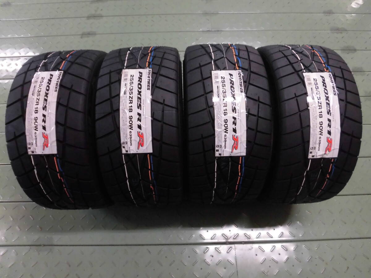 送料込◆4本 国産新品タイヤ 24年製 255/35ZR18 90W(255/35-18)トーヨー TOYO プロクセスR1R ハイグリップ/サーキット/ドリフト/峠
