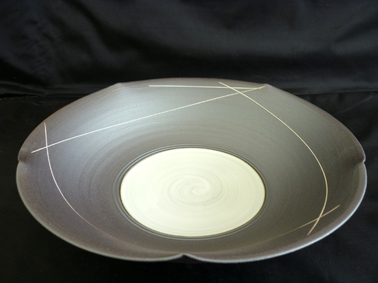 たち吉 浅茅 盛鉢 青嵐 直径14.2cm 高さ6.8cm 大鉢 和食器 _画像2