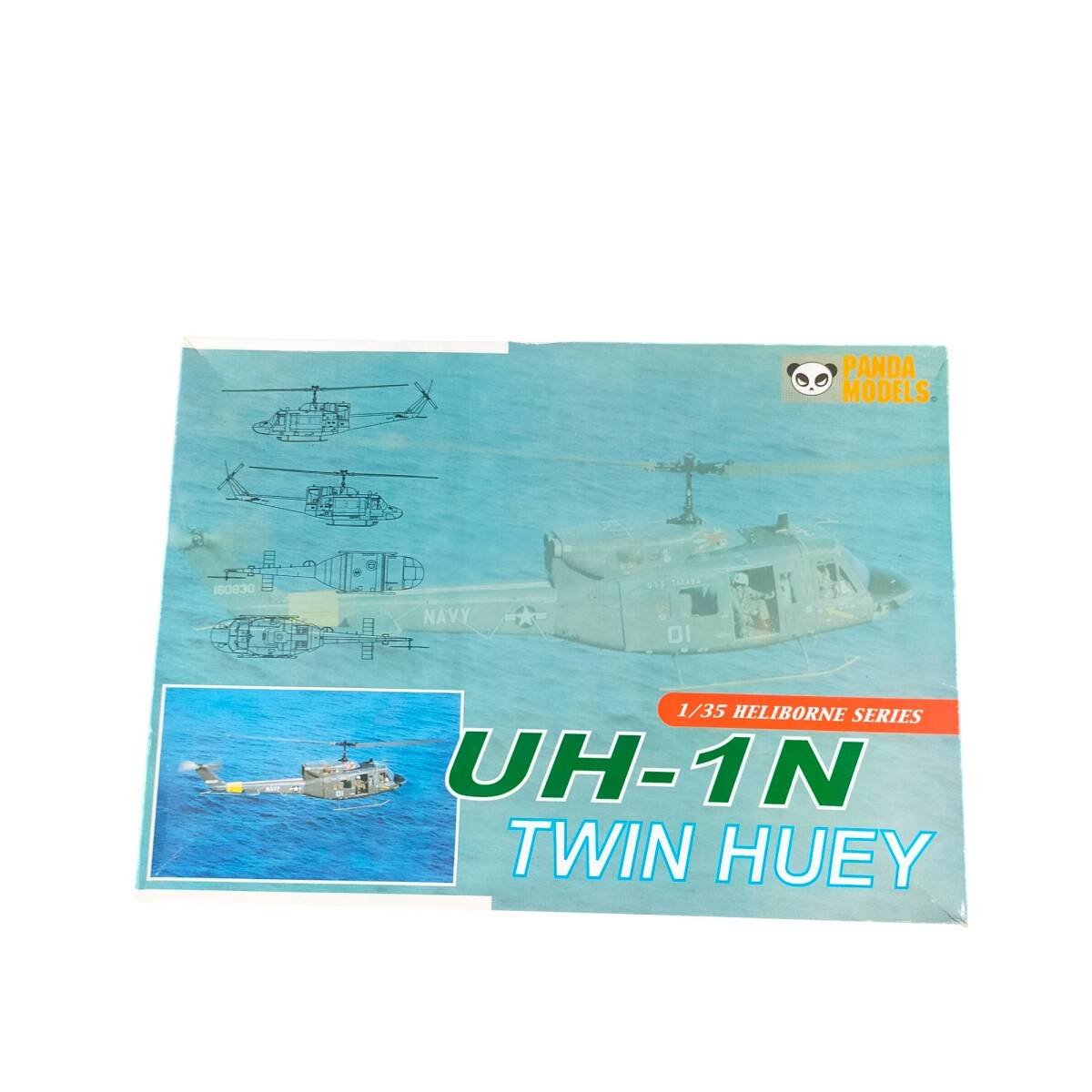 ◆未使用品◆ パンダモデル HELI BORNE SERIES UH-1N TWIN HUEY 1/35 アメリカ海軍 ツインヒューイ 箱有 未組立 kyV5345N