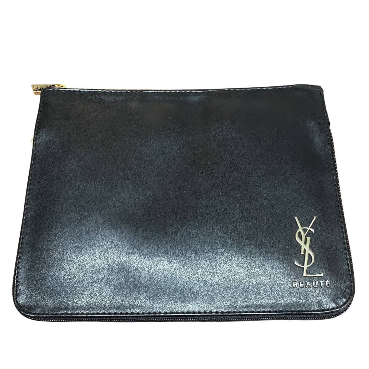 【中古品】YVES SAINT LAURENT イヴ・サンローラン セカンドバッグ クラッチバッグ ブラック レディースバッグ L68026RK