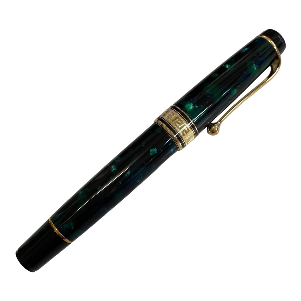 【中古品】AURORA アウロラ 萬年筆 オプティマ?クラシック No.996 ペン先14K 筆記未確認(rèn) 箱あり kyL10570RO