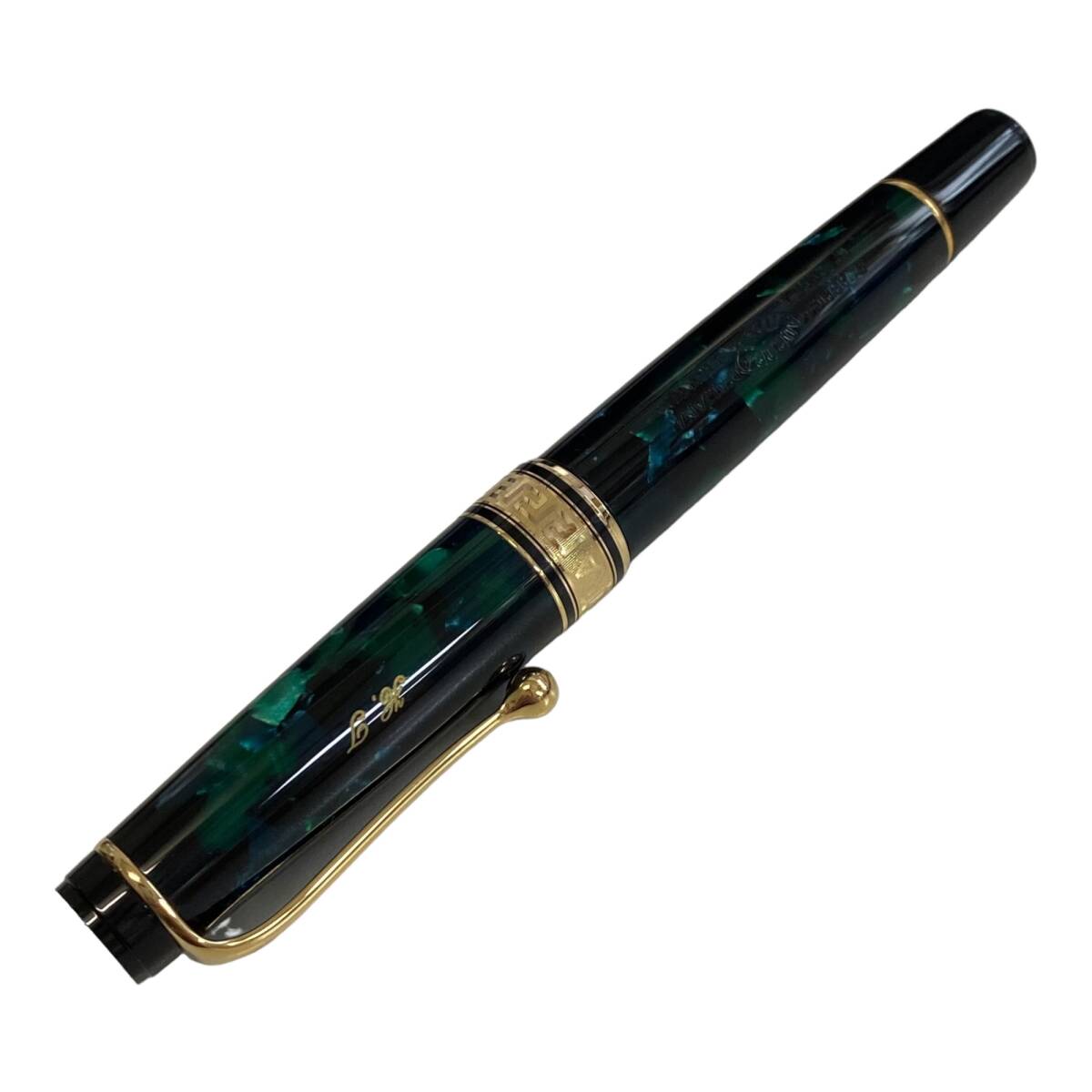 【中古品】AURORA アウロラ 萬年筆 オプティマ?クラシック No.996 ペン先14K 筆記未確認(rèn) 箱あり kyL10570RO