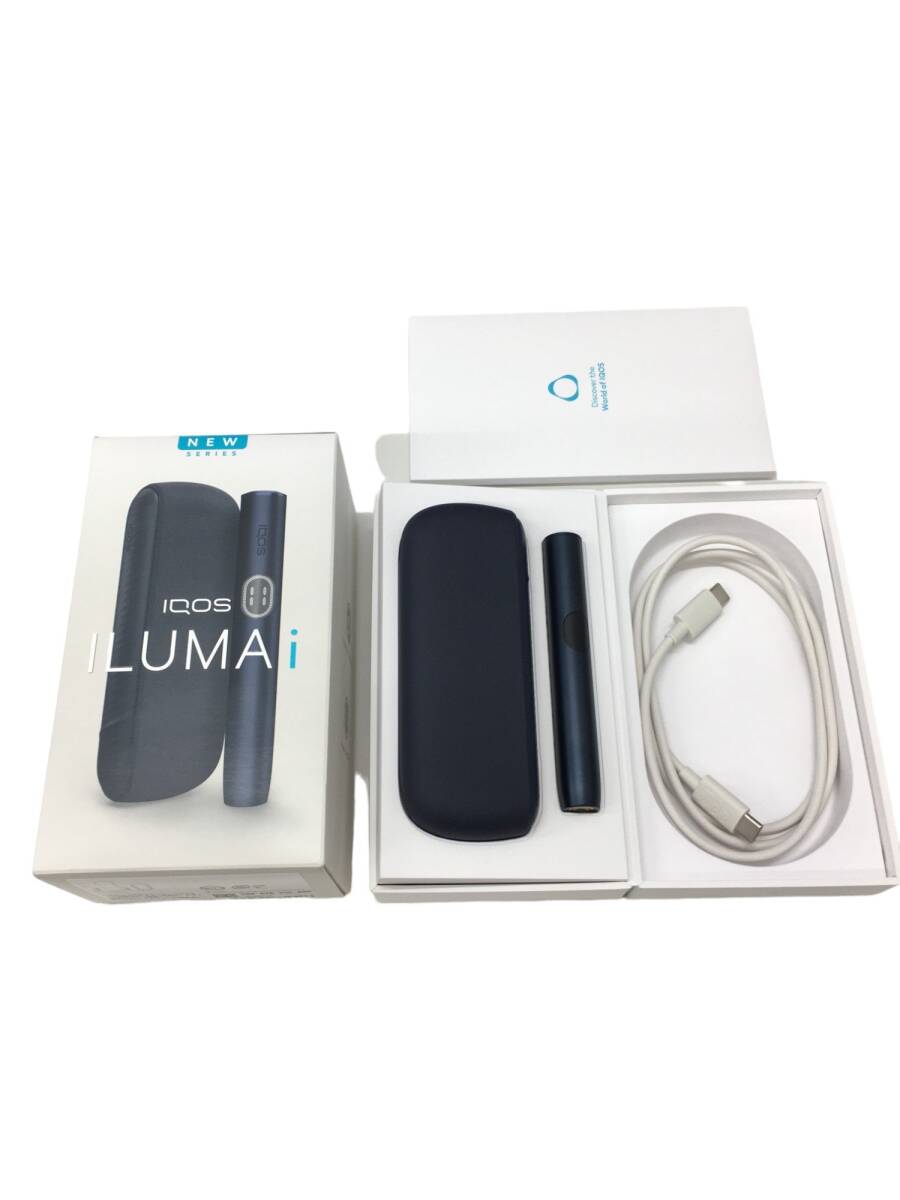 iQOS ILUMA i アイコス イルマi ミッドナイトブラック 加熱式 電子 タバコ 本体 中古 通電確認済み 【満20歳以上のみ対象】DYOY142