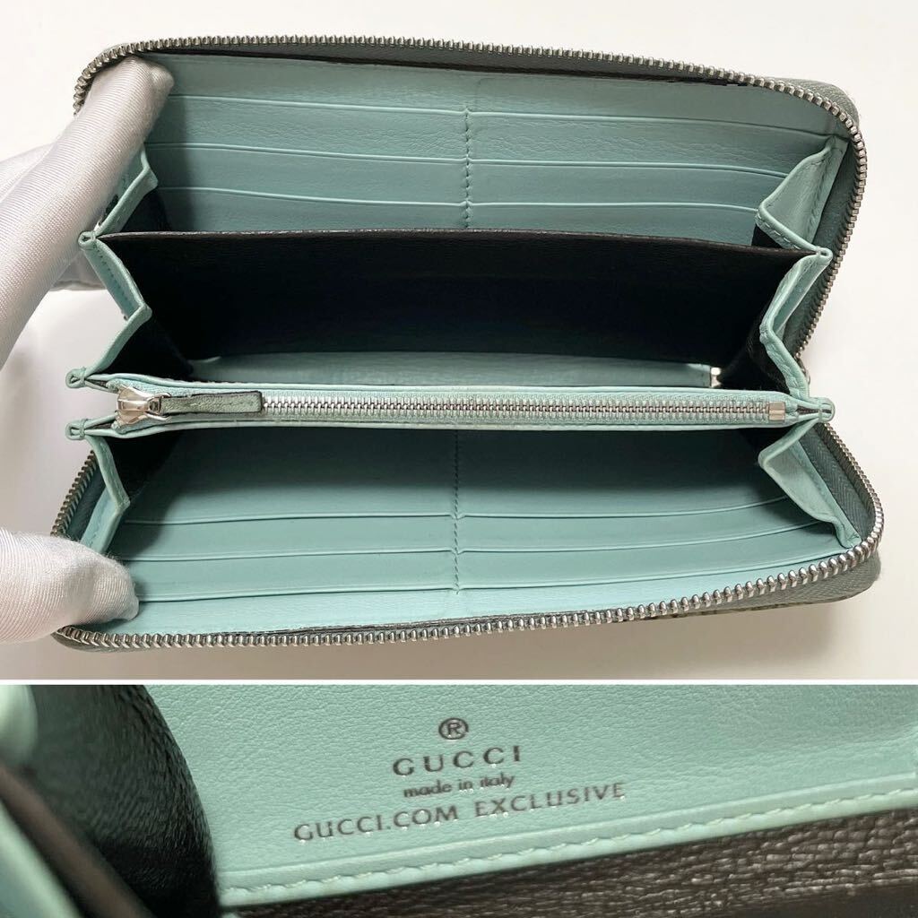 GUCCI グッチ パイソン バンブー ラウンドファスナー ジップ 長 GUCCI グッチ パイソン バンブー ラウンドファスナー ジップ 長