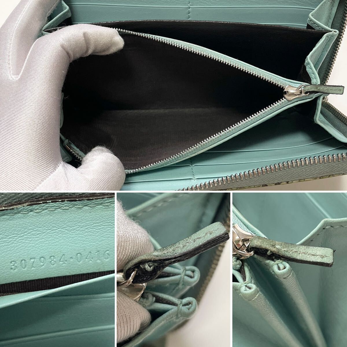 GUCCI グッチ パイソン バンブー ラウンドファスナー ジップ 長 GUCCI グッチ パイソン バンブー ラウンドファスナー ジップ 長