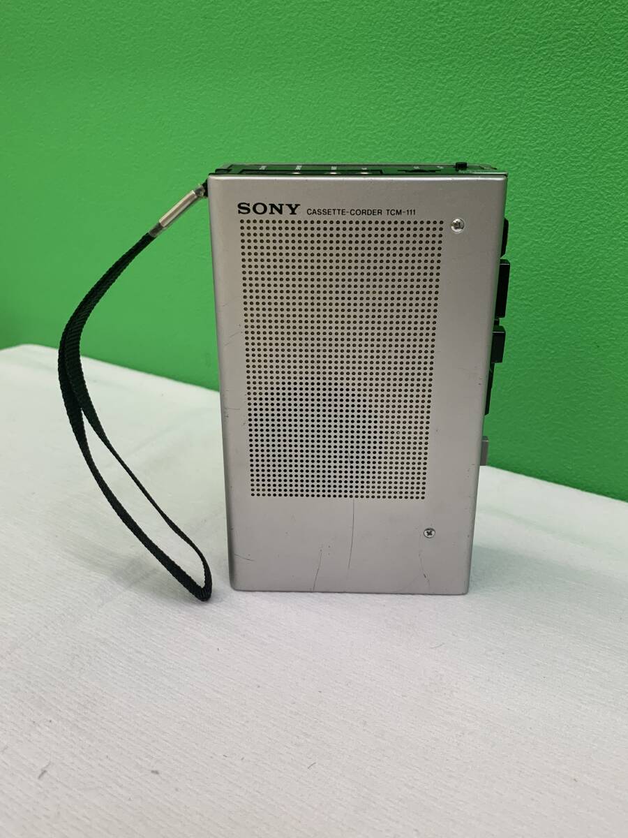 【送料無料】 SONY ソニー ポータブルカセットレコーダー TCM-111
