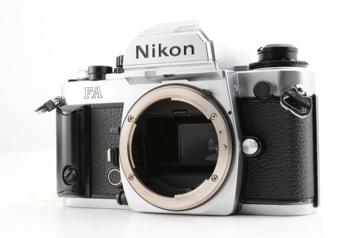 動作品 ニコン Nikon FA ボディ シルバー MF 一眼レフ フィルムカメラ 管K7843