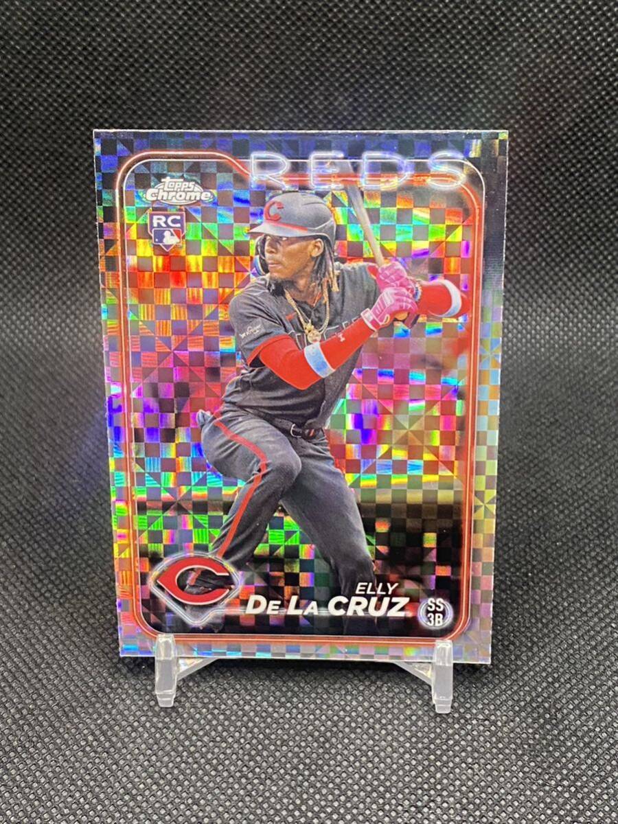 【希少】2024 Topps Chrome Elly De La Cruz X-Fractor Rookie RC Cincinnati Reds #44