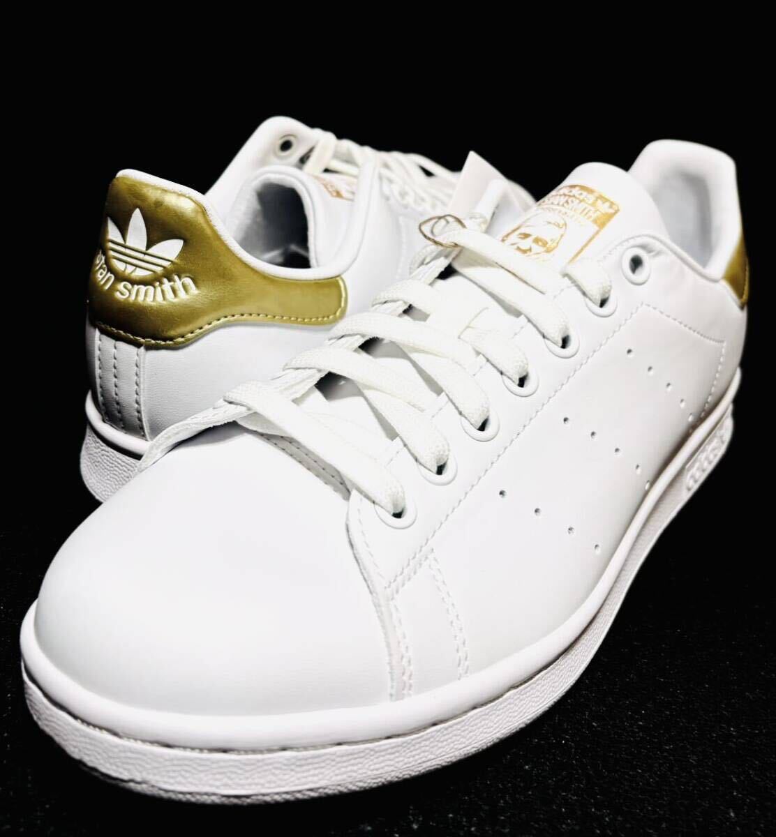 ☆送料込◆新品28.0cm◆adidas STAN SMITH アディダス スタンスミス フットウェアホワイト/ゴールド【定価.16500円】WMNS