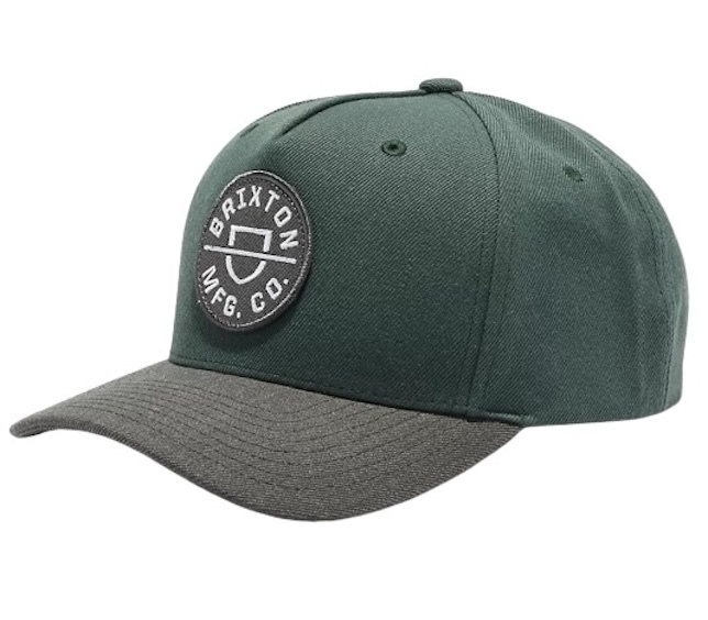 Brixton Crest Snapback Hat Cap Pine キャップ