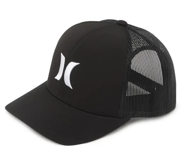 Hurley Del Mar Trucker Hat Cap Black/White キャップ