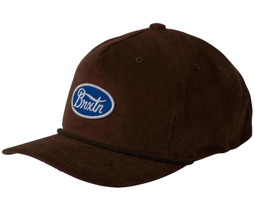 Brixton Parsons MP Snapback Hat Cap Sepia キャップ