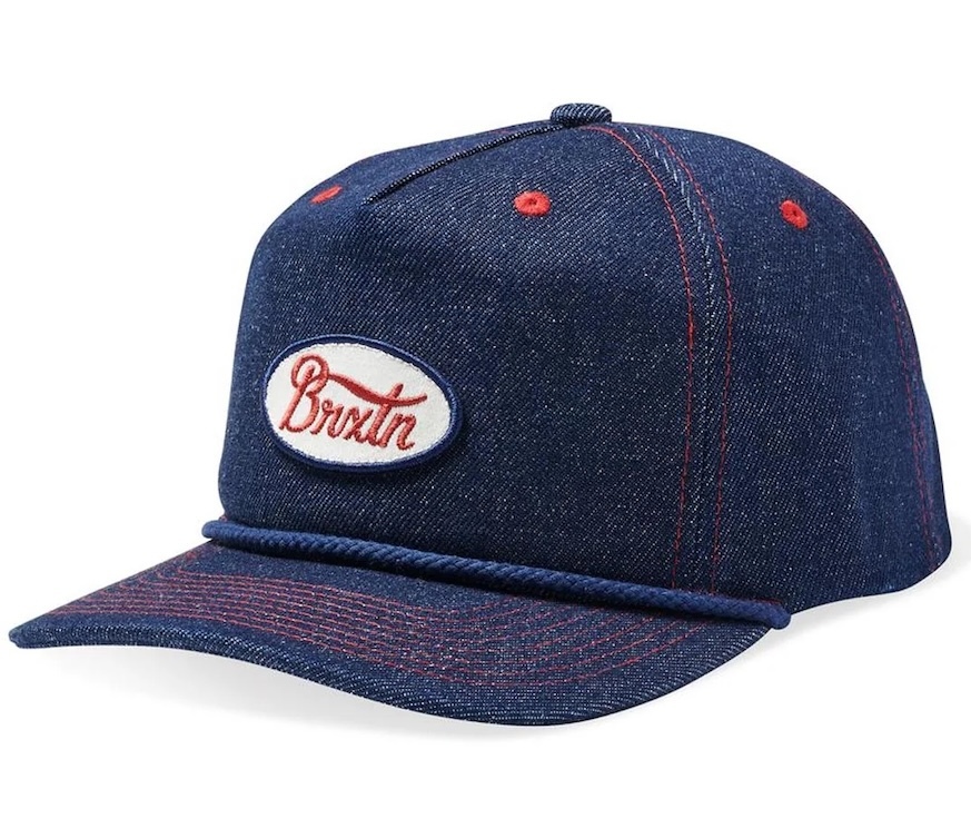 Brixton Parsons MP Snapback Hat Cap Denim キャップ