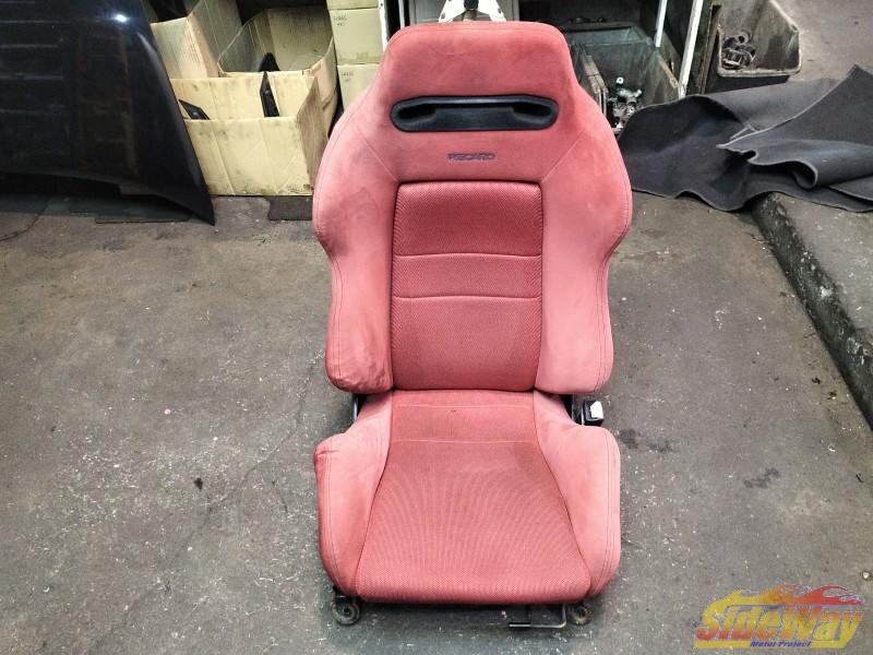 V_ Integra type R(DC2) original Recaro bucket seat seat driver`s seat side red [H50H]