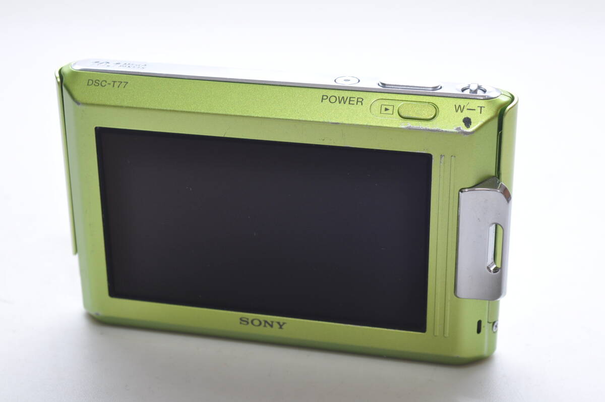 ＋SONY cyber-shot DSC-T77 デジタルカメラ　グリーン Sony Cybershot DSC-T77 10.1MP Digital Camera 4x Optical Zoom