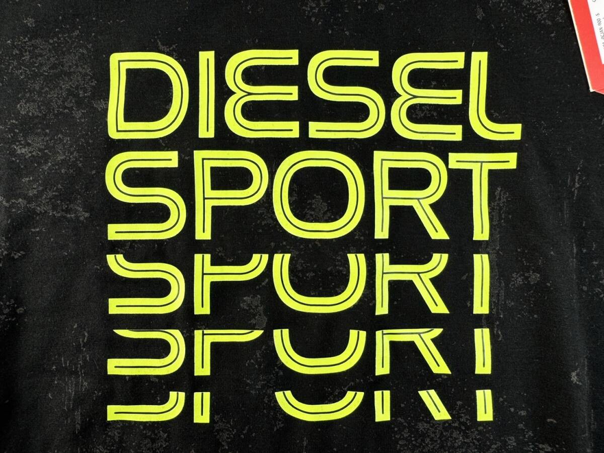 未使用品 DIESEL ディーゼル Tシャツ SPORT AMTEE-DUNCAN-HT16 半袖 ストレッチ Mサイズ A09457_画像4