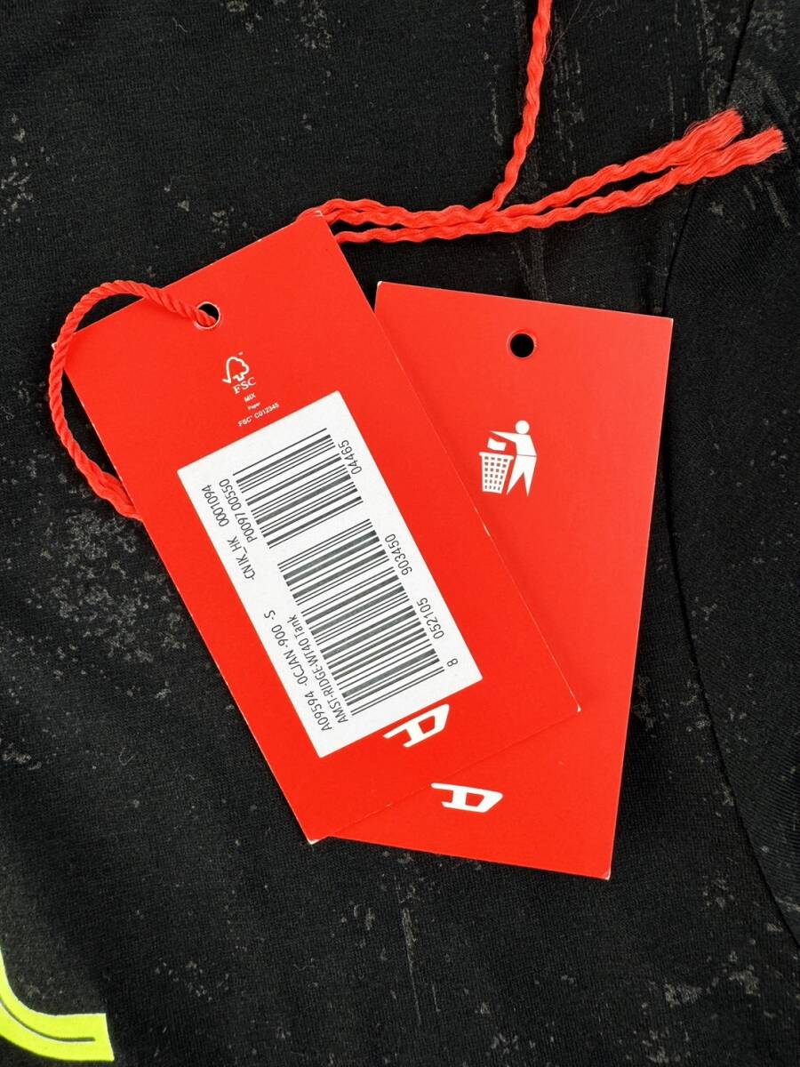 未使用品 DIESEL ディーゼル Tシャツ SPORT AMTEE-DUNCAN-HT16 半袖 ストレッチ Mサイズ A09457_画像2