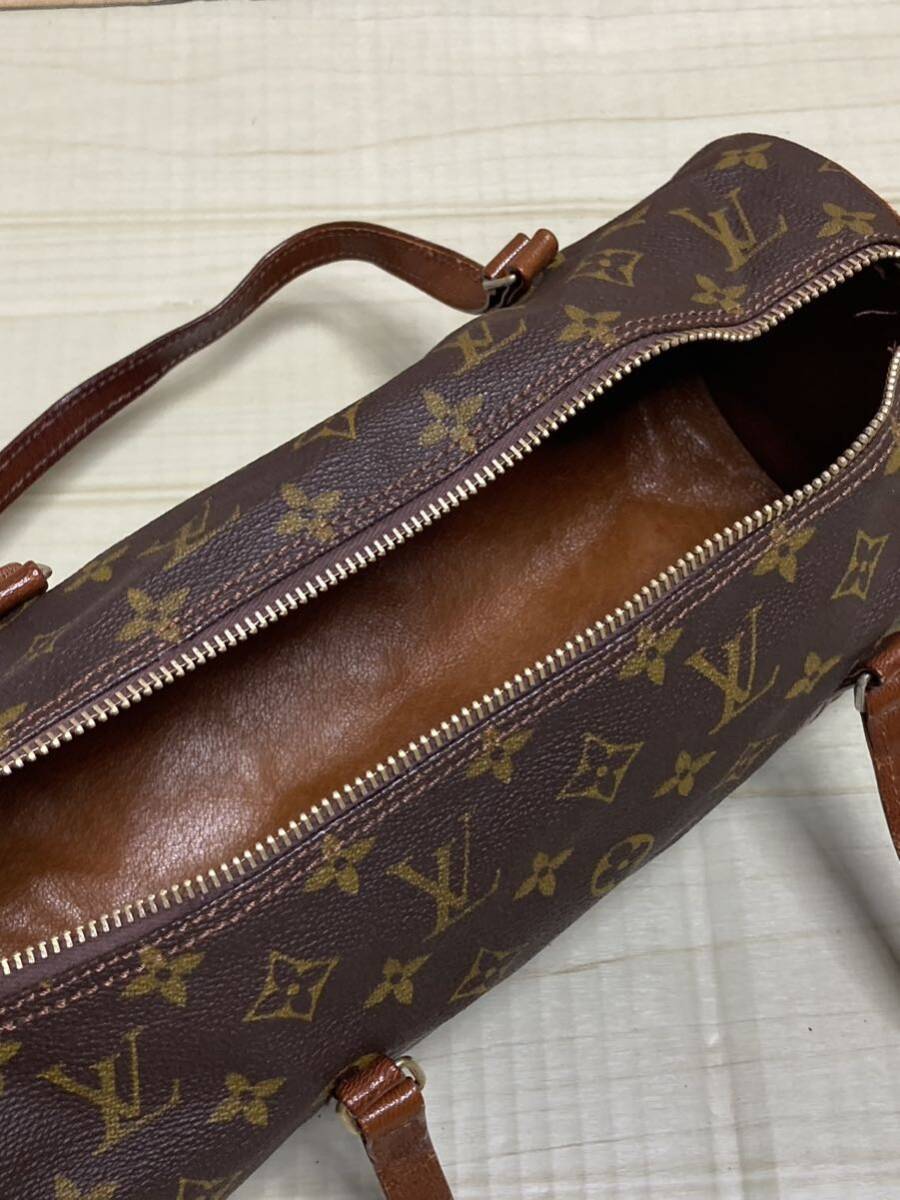 押忍Louis Vuittonモノグラムハンドバッグ 旧パピヨンジャンク品 ジャンク ルイヴィトン モノグラム 旧型 パピヨン30