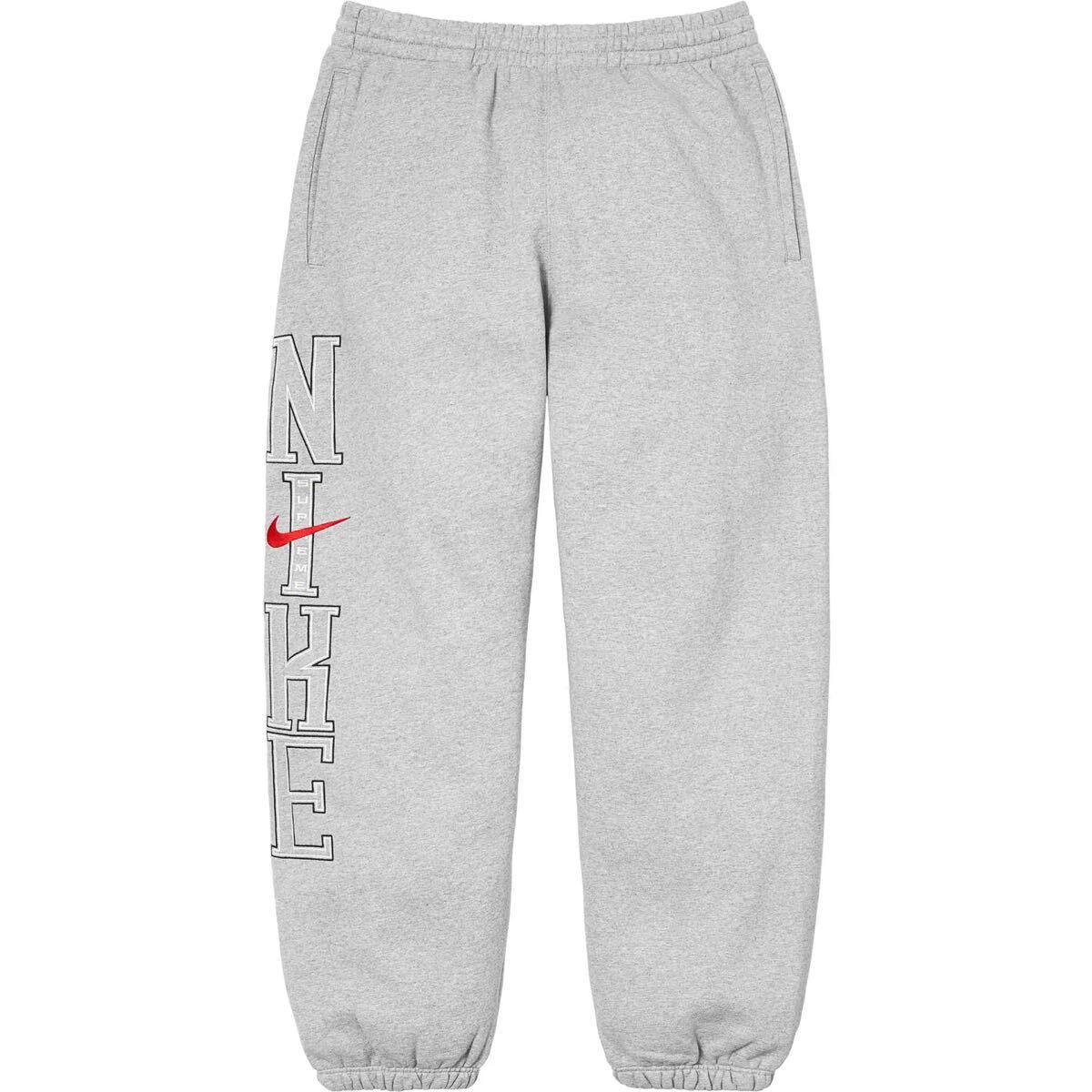 シュプリーム　NIKE Sweatpant Heather Grey スウェットパンツ 