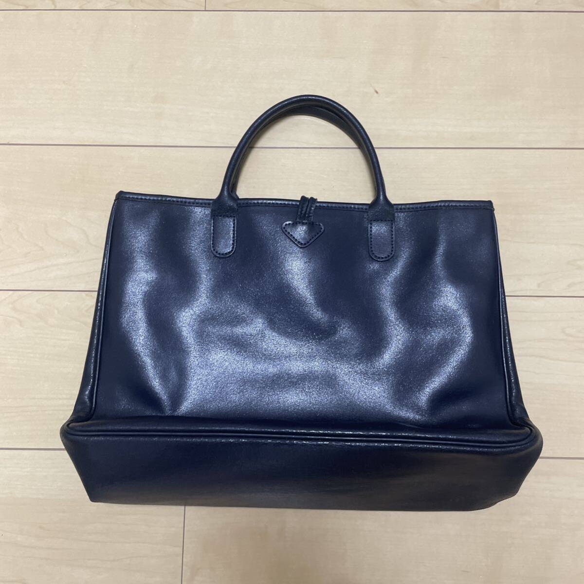 ロンシャン ☆ ロゾ レザー トートバッグ A4OK フランス製 ブラック 楽天市場】Longchamp ロンシャン ROSEAU TOTE BAG ロゾ トート
