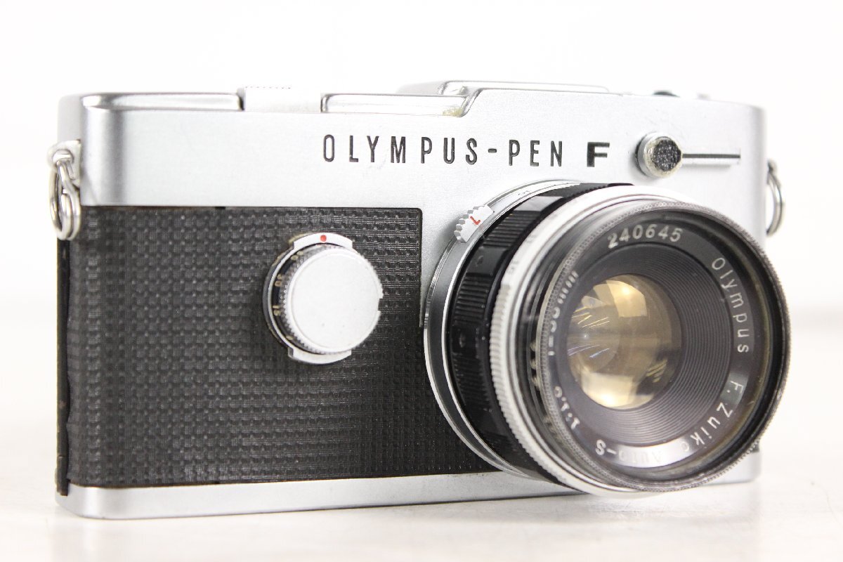 【ト福】OLYMPUS-PEN オリンパスペン F フィルムカメラ 一眼レフ レンズ 1:1.8 F-38mm レトロ アンティーク LCZ01LLL46