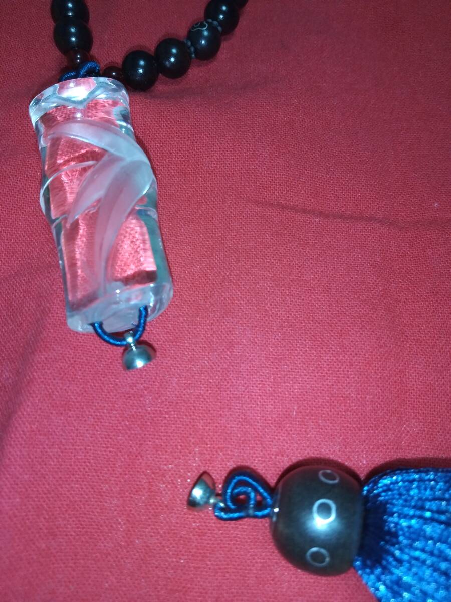 (断捨離)844　和風　インテリア　アクセサリー　数珠 水晶　_画像9
