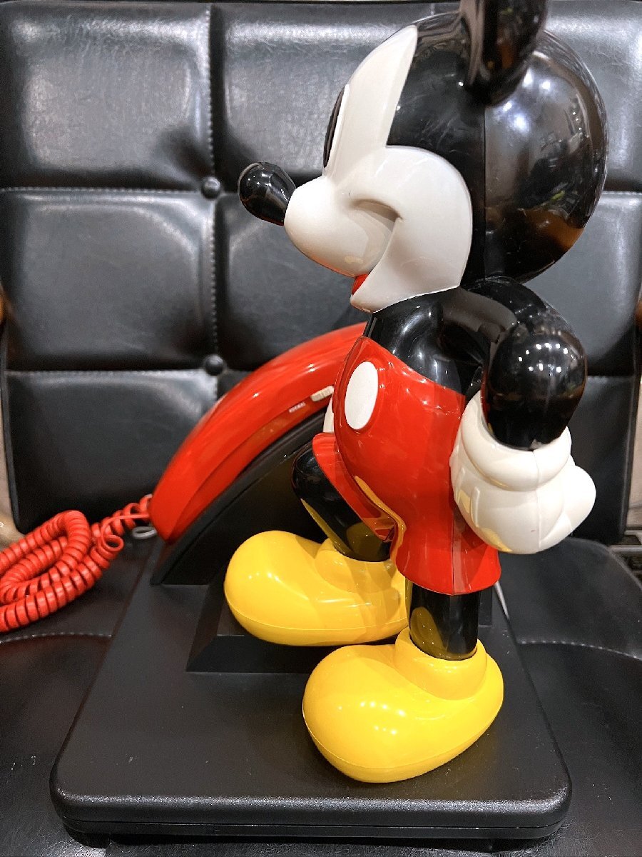 ミッキー・マウス 固定電話・使用可能 値下げ❗️ディズニープッシュホン アンティーク ディズニー ミッキーマウス プッシュボタン式固定