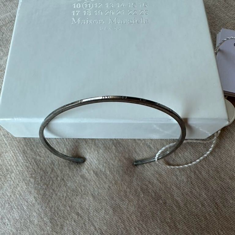 Maison Martin Margiela 11 シルバーナンバリングバングル Maison Martin Margiela 11 シルバーナンバリングバングル