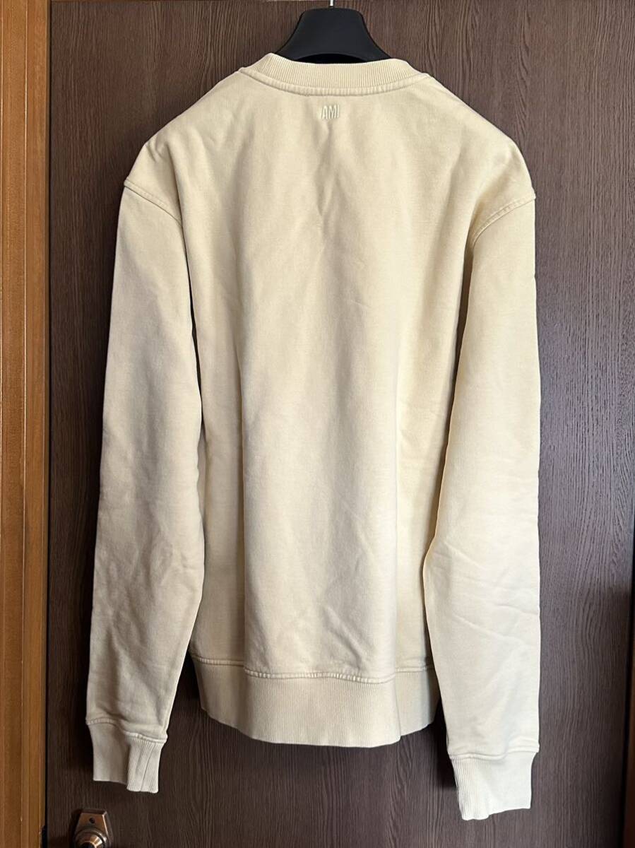L新品 AMI Paris グラフィック ロゴ スウェット シャツ バニラ L新品 AMI Paris グラフィック ロゴ スウェット シャツ バニラ