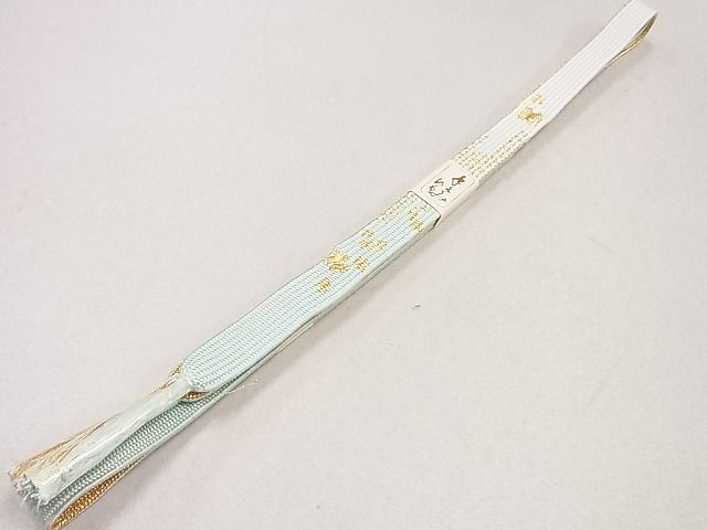 平和屋2■和装小物　帯締め　手ぐみひも　金糸　逸品　未使用　DAAF9097zzz