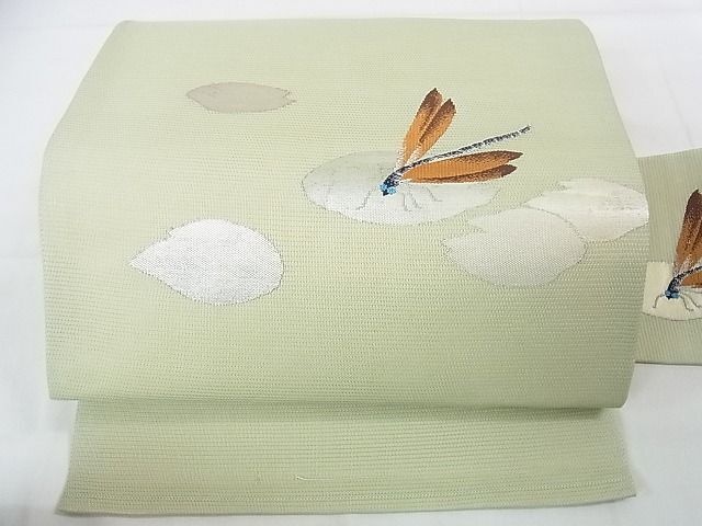 平和屋2■夏物　九寸名古屋帯　トンボ　逸品　DAAG9002op
