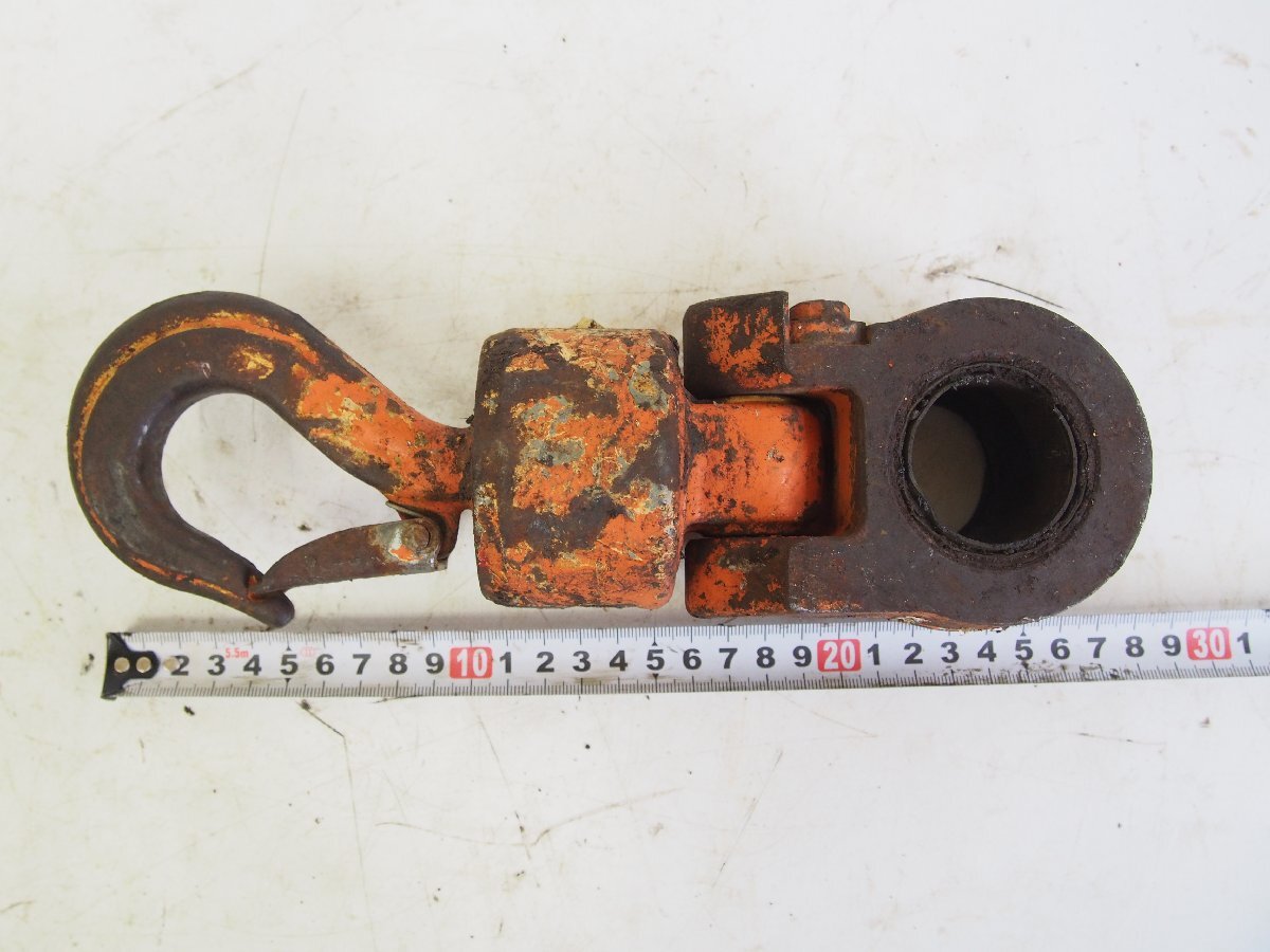☆【2T0807-1α7】 クレーンフック 約mm 全長270 ピン径40 幅55 動作保証