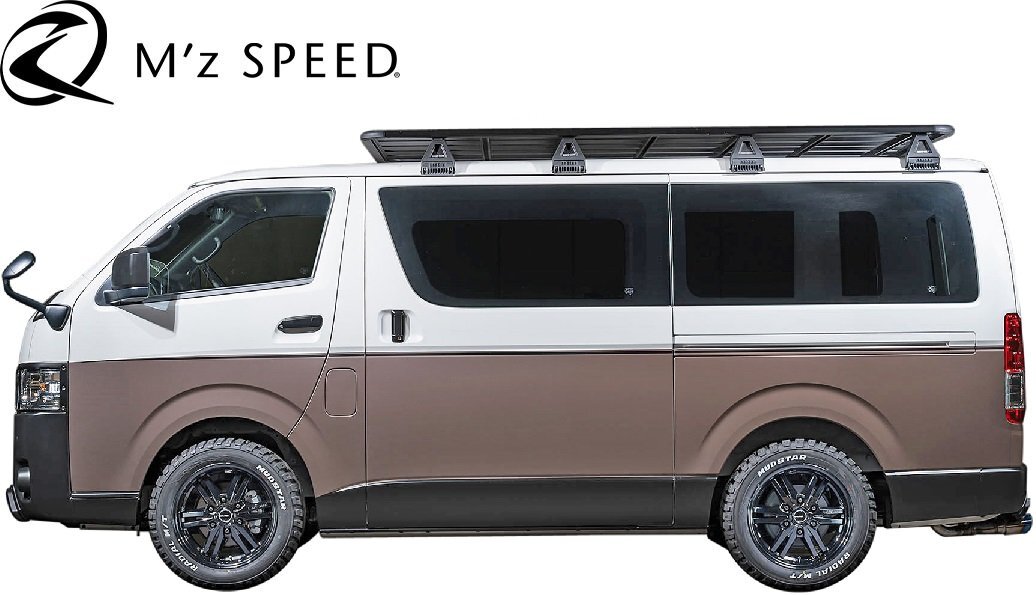 【M's】 200 ハイエース 4型 5型 6型 KDH/TRH20# (2013/12-) M'z SPEED CROSS LINE フロントグリル エムズスピード エアロ 2941-4110_画像9