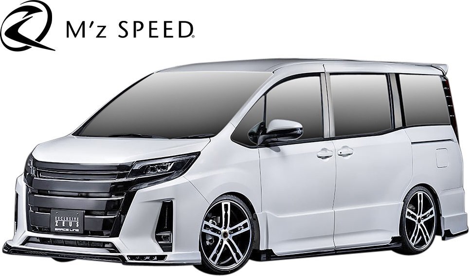 【M's】後期 80 ノア Si ZRR80W ZWR80W (2017/8-2021/12) M'z SPEED GRACE LINE フロントハーフスポイラー エムズスピード 3173-1132_画像3