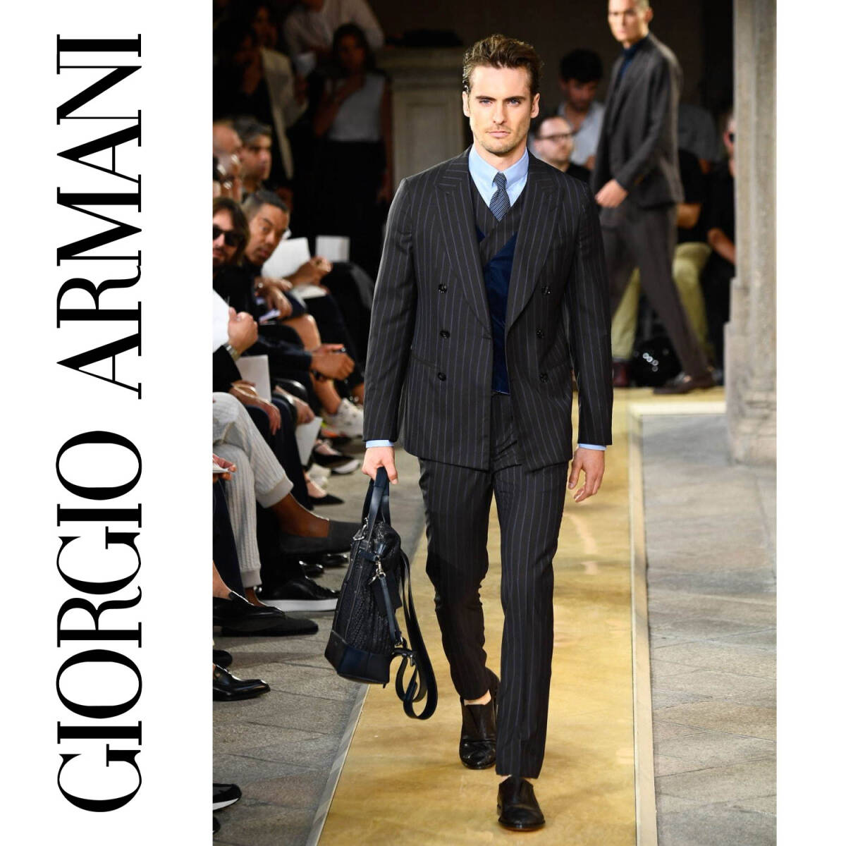ランウェイコレクション 定価75万 スリーピーススーツ GIORGIO ランウェイコレクション 定価75万 スリーピーススーツ GIORGIO