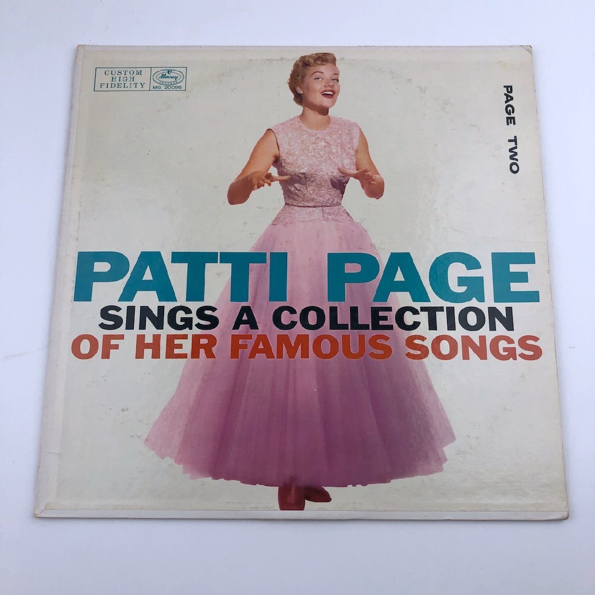 LP/ PATTI PAGE / PAGE 2 A COLLECTION OF HER MOST FAMOUS SONGS / US盤 オリジナル 黒ラベル DG VOCAL MERCURY MG20096 40823-7500