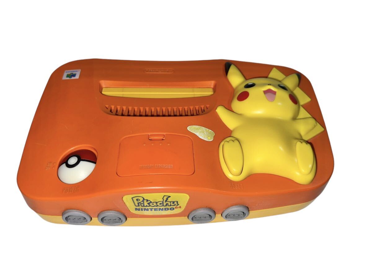 ニンテンドー64 本体 ピカチュウ オレンジ イエロー Nintendo64 ニンテンドー64 本体 ピカチュウ オレンジ イエロー Nintendo64