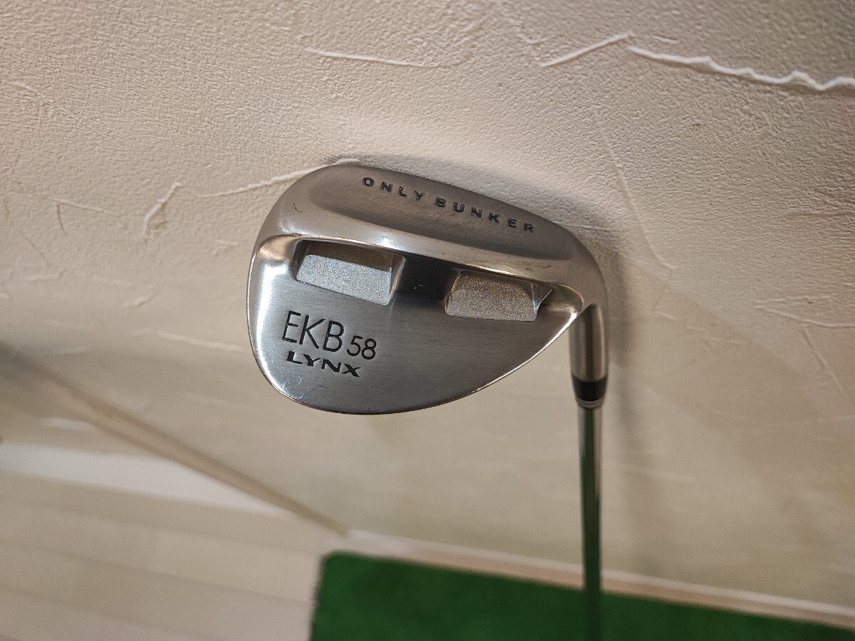 ★中古/LYNX EKB58 リンクス　ウェッジ/58度/オリジナルスチール/バンカー専用