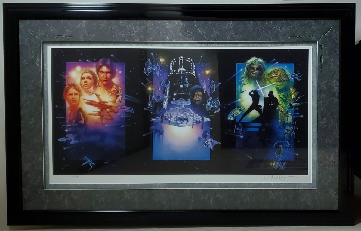 ドゥルー・ストゥルーザン】直筆サイン入り版画『スター・ウォーズ 