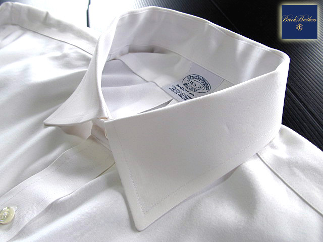 ★500円スタート！ブルックスブラザーズ BROOKS BROTHERS アクティブドレスシャツ 長袖 Lサイズ 希少品 ブルックスプレミアム・ホワイト