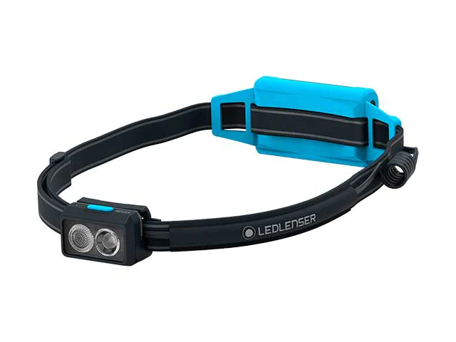 レッドレンザー(LED LENSER) LEDヘッドライト NEO5R（充電タイプ） Black/Blue 高輝度 ヘッドランプ 防滴 防水