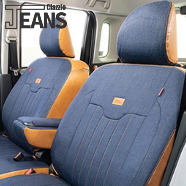 シートカバー CX-5 KEEFW/KE5AW/KE2FW/KE2AW マツダ クラッツィオ ジーンズ 2列シート車全席セット Clazzio EZ-0727_画像1