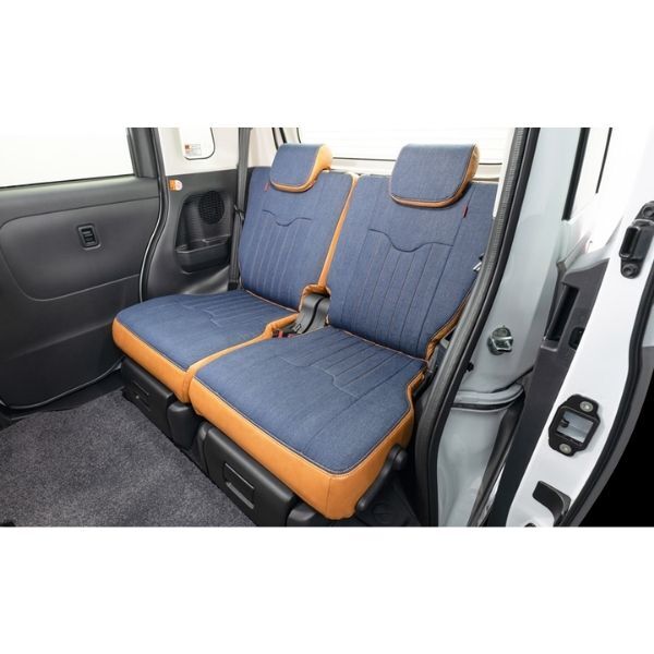 シートカバー CX-5 KEEFW/KE5AW/KE2FW/KE2AW マツダ クラッツィオ ジーンズ 2列シート車全席セット Clazzio EZ-0727_画像6