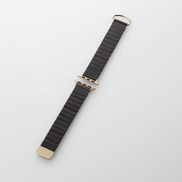 Apple Watch(41/40/38mm)用ソフトレザーバンド [&me] マグネットタイプ バンドに埋め込まれたマグネットで簡単装着: AW-41BDLMAGGY