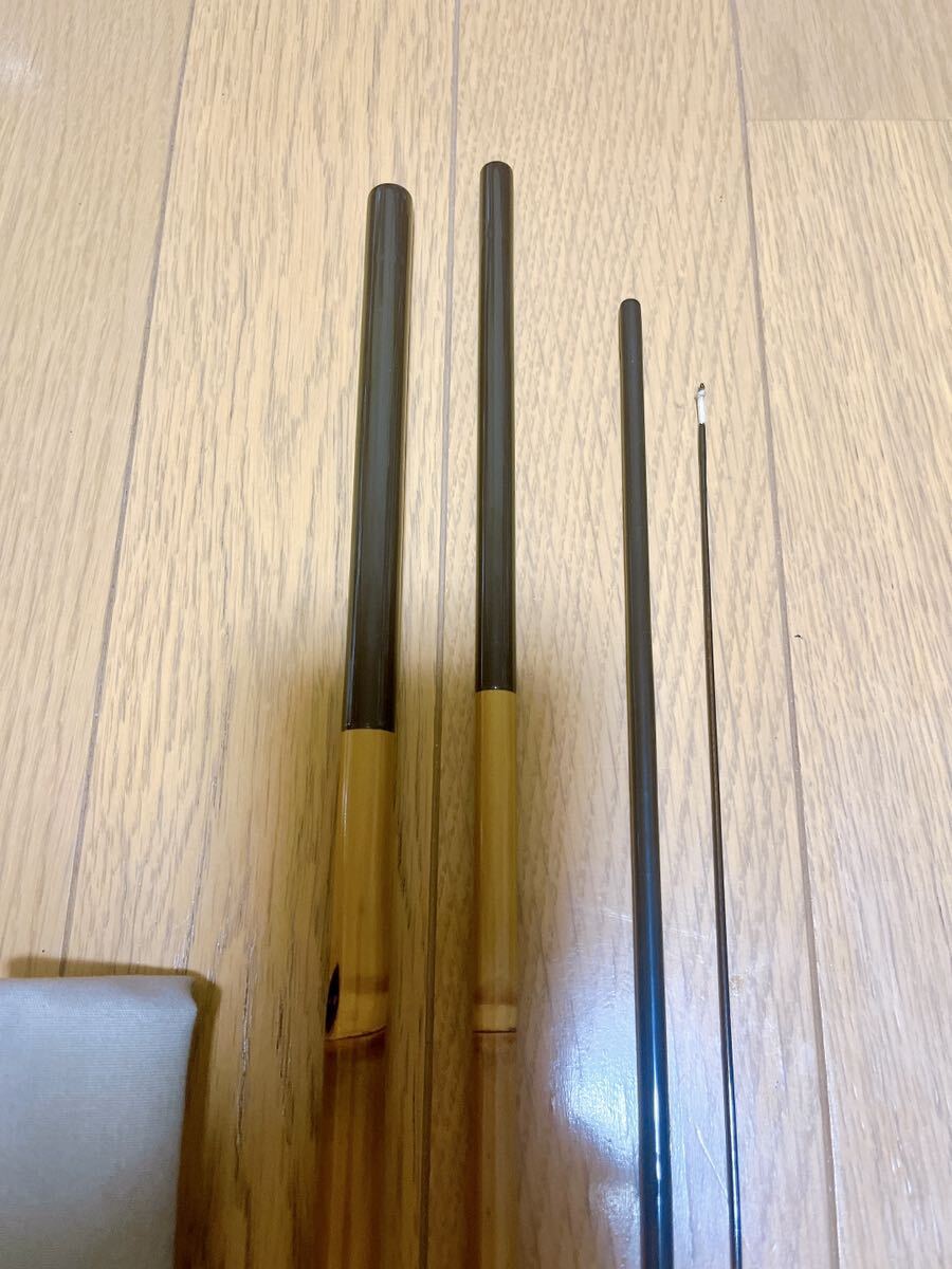 超希少 美品 へら竿 雲影作 巣楽 14.2 和竿 竹竿 超希少 美品 へら竿 雲影作 巣楽 14.2 和竿 竹竿
