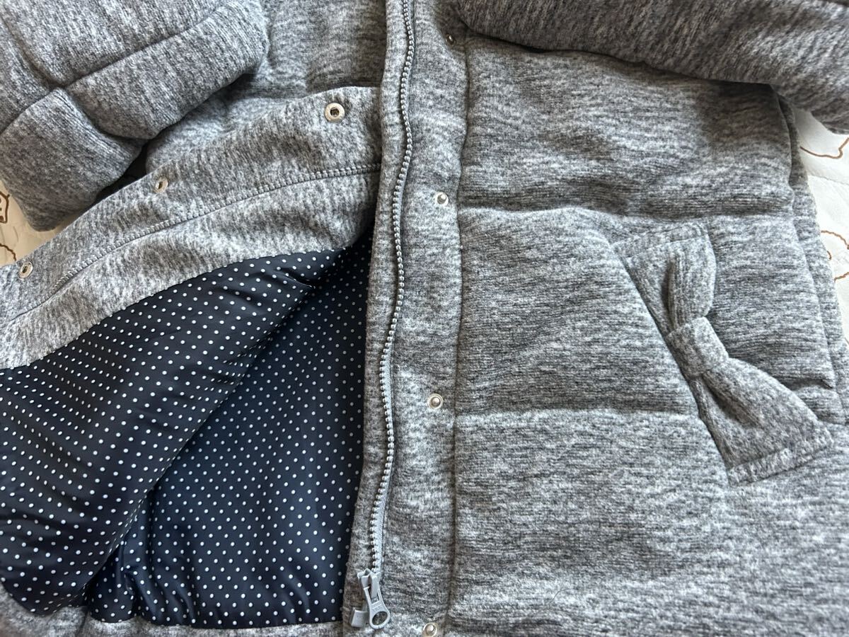  новый товар a.v.vme Ran ji ворсистый с хлопком пальто 150 серый 